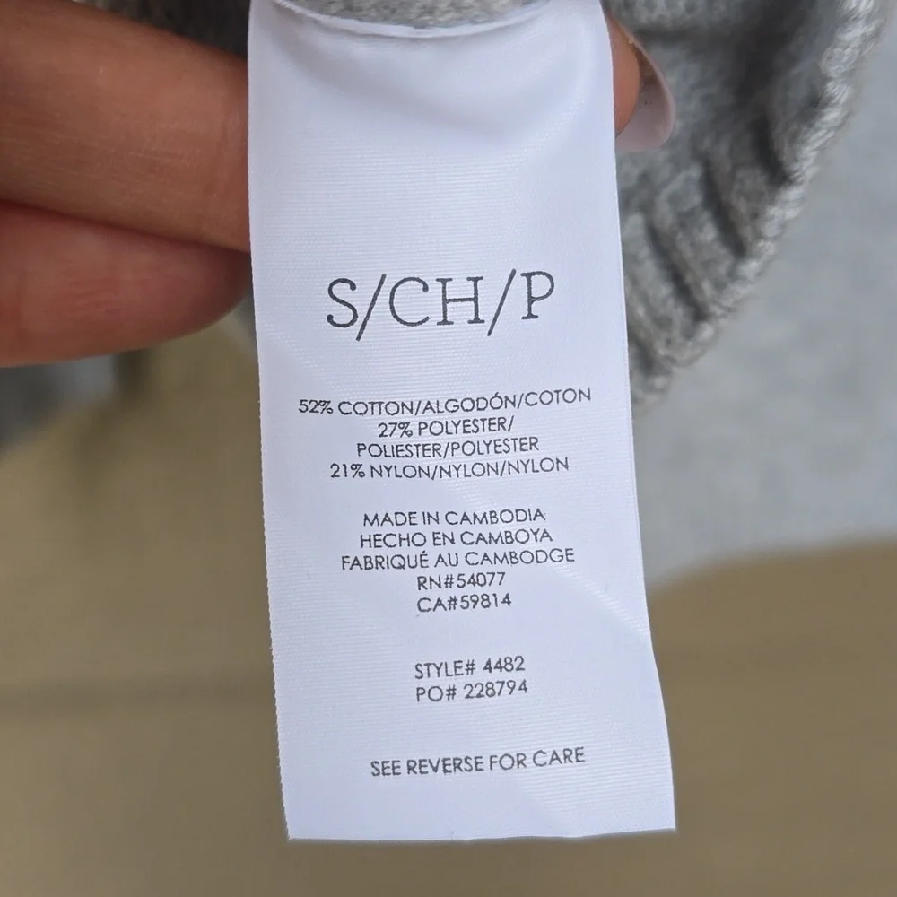 CAbi Gray Sweater with Bird Embroidery - Picture 11 of 11